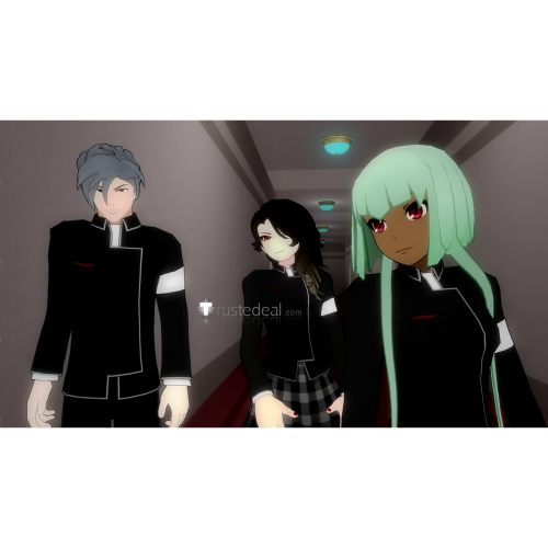 RWBY Cinder Fall Haven Academy Female Uniform Black Cosplay Costume