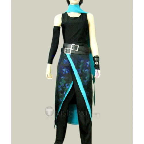 Hakuouki Shiranui Kyou Black Blue Cosplay Costume