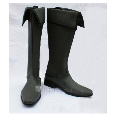 Inu x Boku SS Shoukiin Kagerou Black Cosplay Boots Shoes