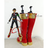 Nanbaka Samon Gokuu Red Cosplay Boots Shoes
