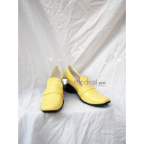 Castlevania Vampire Huntress Maria Renard Yellow Cosplay Shoes Boots