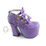 Three Bows Lolita Shoes