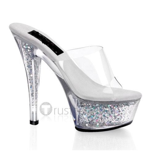 Imported PVC Upper High Heel Open-toes Platform Sexy Sandals(99-51)