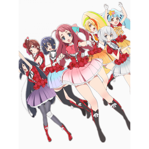 Zombie Land Saga Sakura Ai Saki Yugiri Lyli Tae Junko Franchouchou Idols Cosplay Costumes