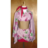 Gintama Chin Pirako Pink Kimono Cosplay