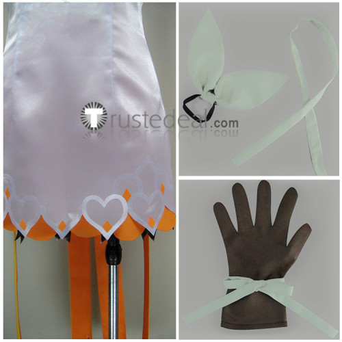 Tales of Zestiria Edna White Yellow Cosplay Costume