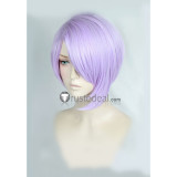 Sengoku Night Blood Akechi Mitsuhide Light Purple Cosplay Wig