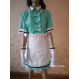 Blend S Kanzaki Hideri Green Maid Waitress Outfit Cosplay Costume