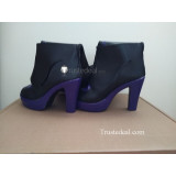 Fate Grand Order Shielder Mashu Matthew Kyrielite Black Purple Cosplay Boots Shoes
