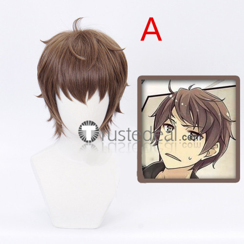 Aobuta Rascal Does Not Dream of Bunny Girl Senpai Sakuta Azusagawa Mai Sakurajima Brown Dark Gray Cosplay Wigs