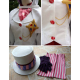 Blue Exorcist Mephisto Pheles White Cosplay Costume