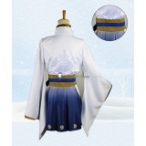 Vocaloid 2018 Snow Miku Hatsune Kimono Yuki Witch Kagura Cosplay Costume