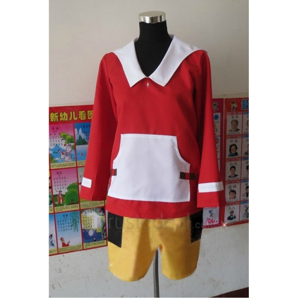Pokemon Gold Ethan Cosplay Costume