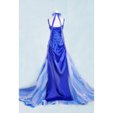 Sailor Moon Tenou Haruka Uranus Princess Formal Blue Cosplay Dress