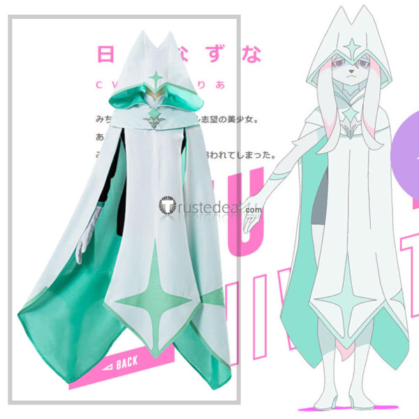 BNA Brand New Animal Nazuna Hiwatashi Wolf Form Gown Cape Cosplay Cosutme