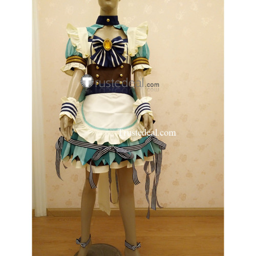 Sword Art Online CR Valentine's Day Asuna Sinon Yuuki Silica Maid Cosplay Costume