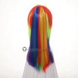 My Little Pony Friendship Is Magic Rainbow Dash Twilight Sparkle Orange Yellow Purple Blue Cosplay Wigs