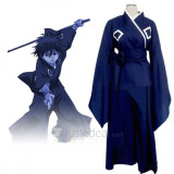 Kekkaishi Sumimura Yoshimori Blue Purple Kimono Cosplay Costumes