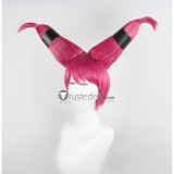 Tales of the Teen Titans DC Comics Jinx Pink Styled Cosplay Wig