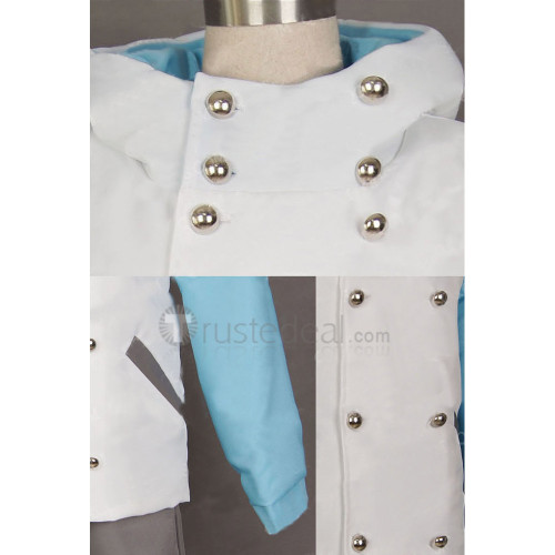 Dramatical Murder Seragaki Aoba Kids White Cosplay Costume