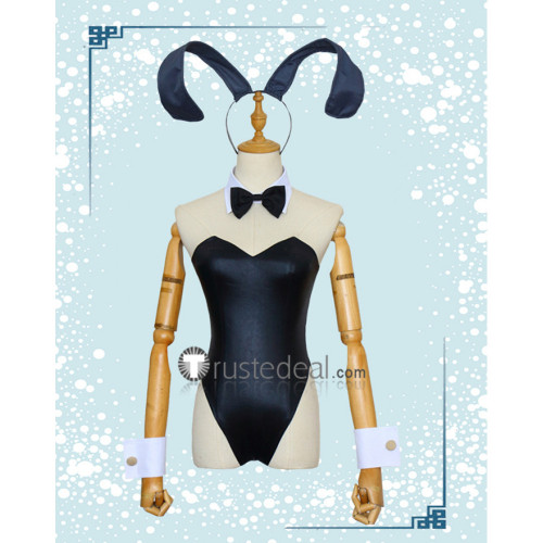 Rascal Does Not Dream of Bunny Girl Senpai Seishun Buta Yarou Mai Sakurajima Black Bodysuit Cosplay Costume