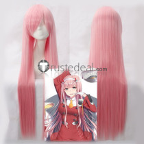 Darling in the Franxx Zero Two Code 002 Pink Cosplay Wig
