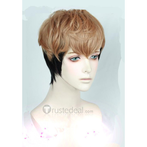 Killing Stalking Yoon Bum and Sangwoo Brown Black Cosplay Wig