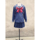 Zetsuen no Tempest Blast of Tempest Aika Fuwa Winter School Uniform Cosplay Costume