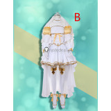 Sword Art Online Asuna Yuuki Alice Zuberg Game Wedding Dress Cosplay Costume