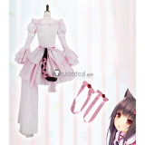 Nekopara Chocola Vanilla Artbook Doujin Pink Blue Lolita Dress Cosplay Costumes