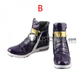 League of Legends KDA Skins Akali Dark Purple Cosplay Shoes Boots