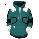 Boku no Hero Academia Hoodies Izuku Katsuki All Might Ochaco Tsuyu Shoto Cosplay Costumes