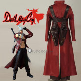 Devil May Cry 3 Dante Dark Red Cosplay Costume