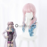 Akudama Drive The Cutthroat Swindler Courier Doctor Hacker White Brown Purple Cosplay Wigs