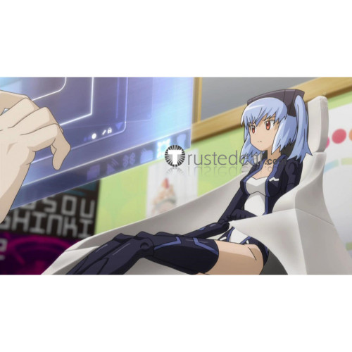 Busou Shinki Hina Black Cosplay Shoes Boots