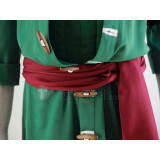 One Piece Zoro Roronoa Green Cosplay Costume