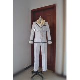 Binan Koukou Chikyuu Bouei Bu Love Akihiko Beppu White Cosplay Costume