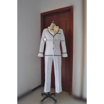 Binan Koukou Chikyuu Bouei Bu Love Akihiko Beppu White Cosplay Costume