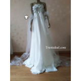 Sailor Moon Tsukino Usagi Princess White Formal Cosplay Dress