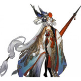 Onmyoji Ubume Long Silver Grey Cosplay Wig
