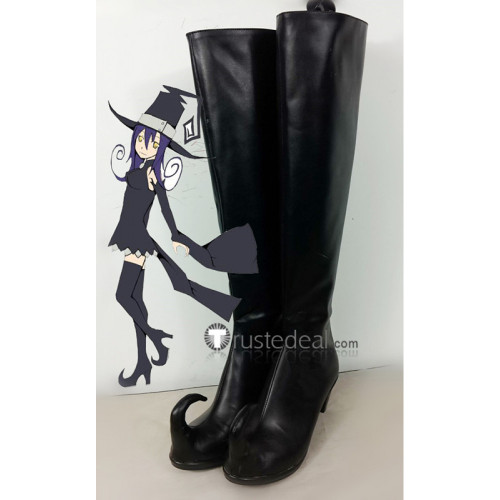 Soul Eater Blair Witch Black Cosplay Shoes Boots