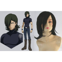 Gundam Seed Allelujah Haptism Dark Green Cosplay Wig