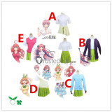 The Quintessential Quintuplets Go-Toubun no Hanayome 5 Equal Brides Ichika Nino Miku Yotsuba Itsuki Nakano Cosplay Costumes