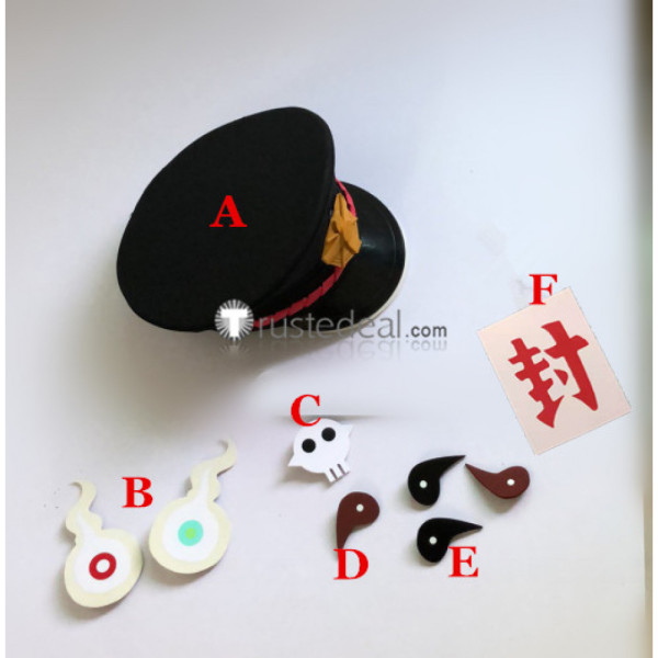 Jibaku Shounen Hanako kun Yashiro Nene Hanako Hat Skull Cosplay Accessories