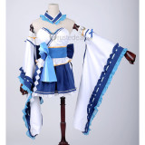 Re Zero Gokuraku Jodo Rem Ram Pink Blue Cosplay Costumes