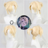 Vocaloid Ready Steady Hatsune Miku Kagamine Rin Len Blonde Green Ponytails Cosplay Wigs