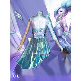 League of Legends LOL Starry-Eyed Songstress All Out Seraphine Cosplay Costumes