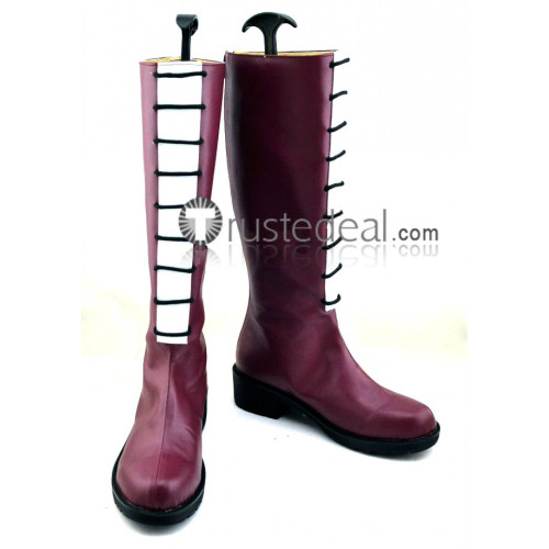 Hunter X Hunter Alluka Zoldyck Purple Red Cosplay Shoes Boots