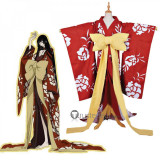 XxxHolic Yuuko Ichihara Red Kimono Cosplay Costume