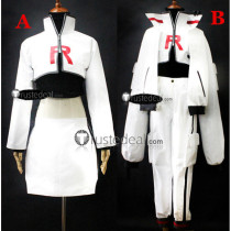 Pokemon Team Rocket Badass Jessie James White Cosplay Costumes
